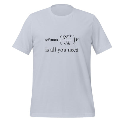 Attention is All You Need T - Shirt 2 (unisex) - Light Blue - AI Store