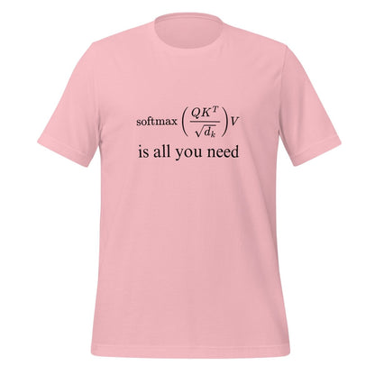 Attention is All You Need T - Shirt 2 (unisex) - Pink - AI Store