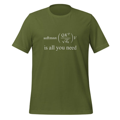 Attention is All You Need T - Shirt (unisex) - Olive - AI Store