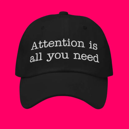 Attention is All You Need Typewriter Cap