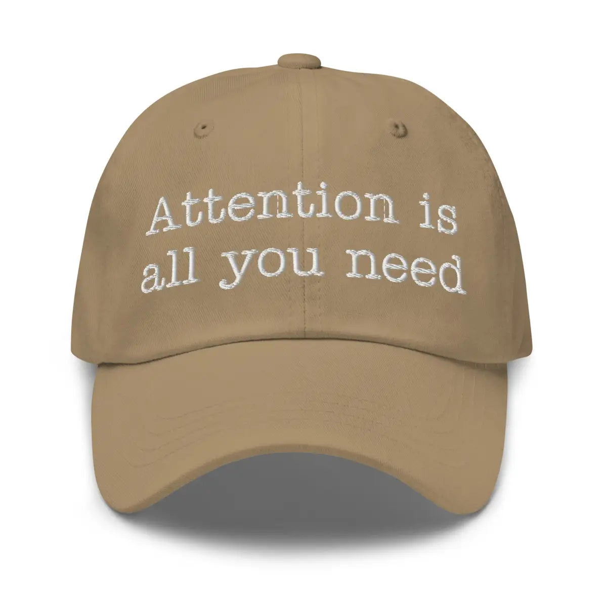 Attention is All You Need Typewriter Cap - Khaki