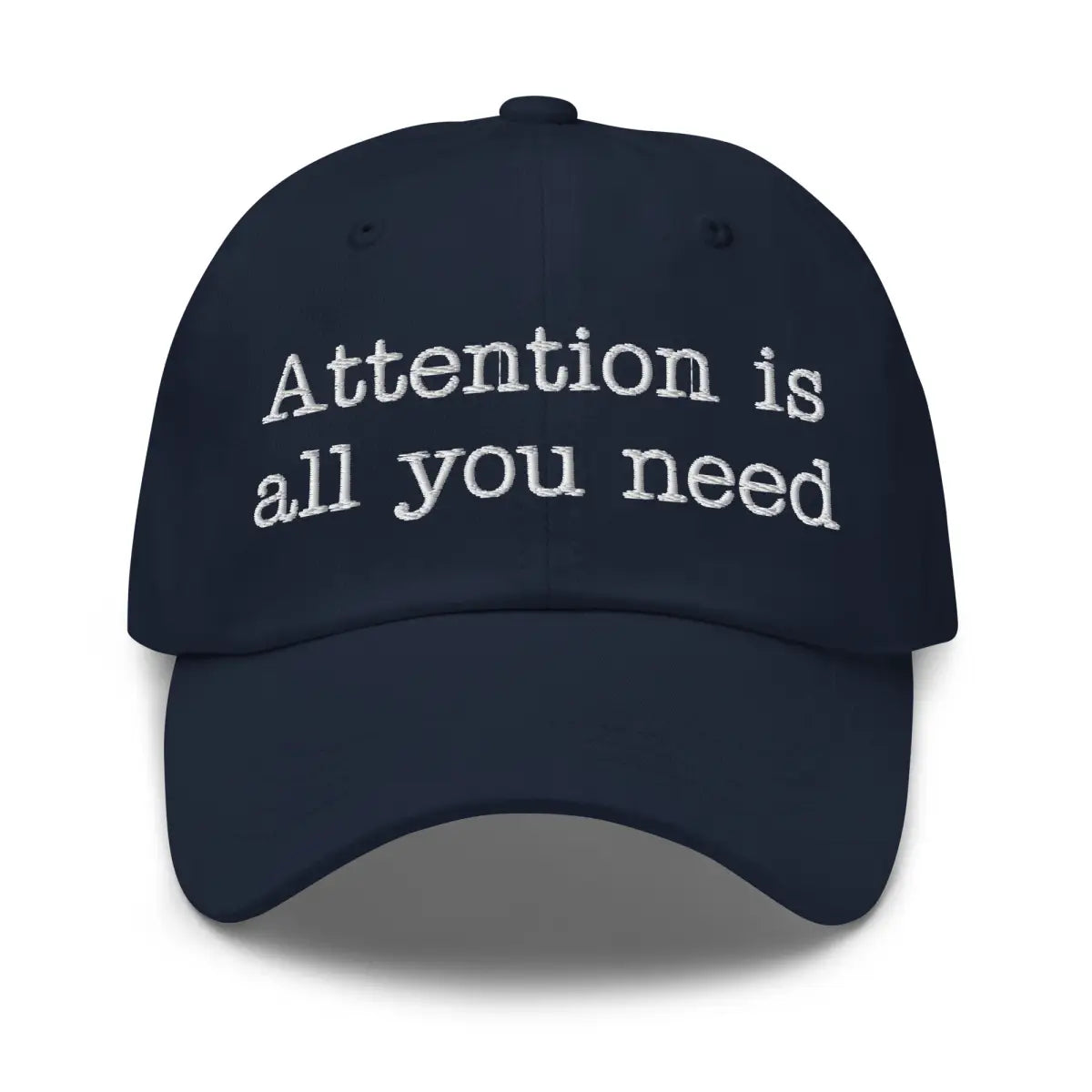 Attention is All You Need Typewriter Cap - Navy