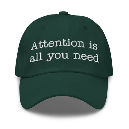 Attention is All You Need Typewriter Cap - Spruce