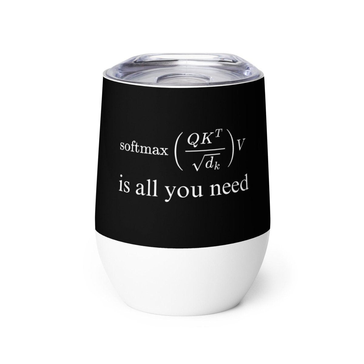 Attention is All You Need Wine Tumbler 2 - AI Store