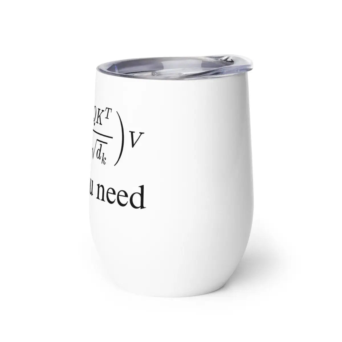 Attention is All You Need Wine Tumbler