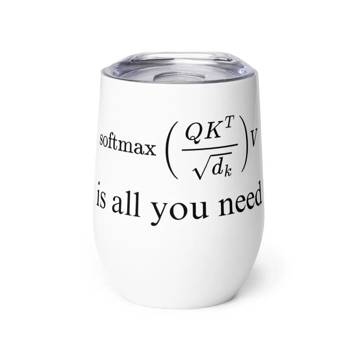 Attention is All You Need Wine Tumbler