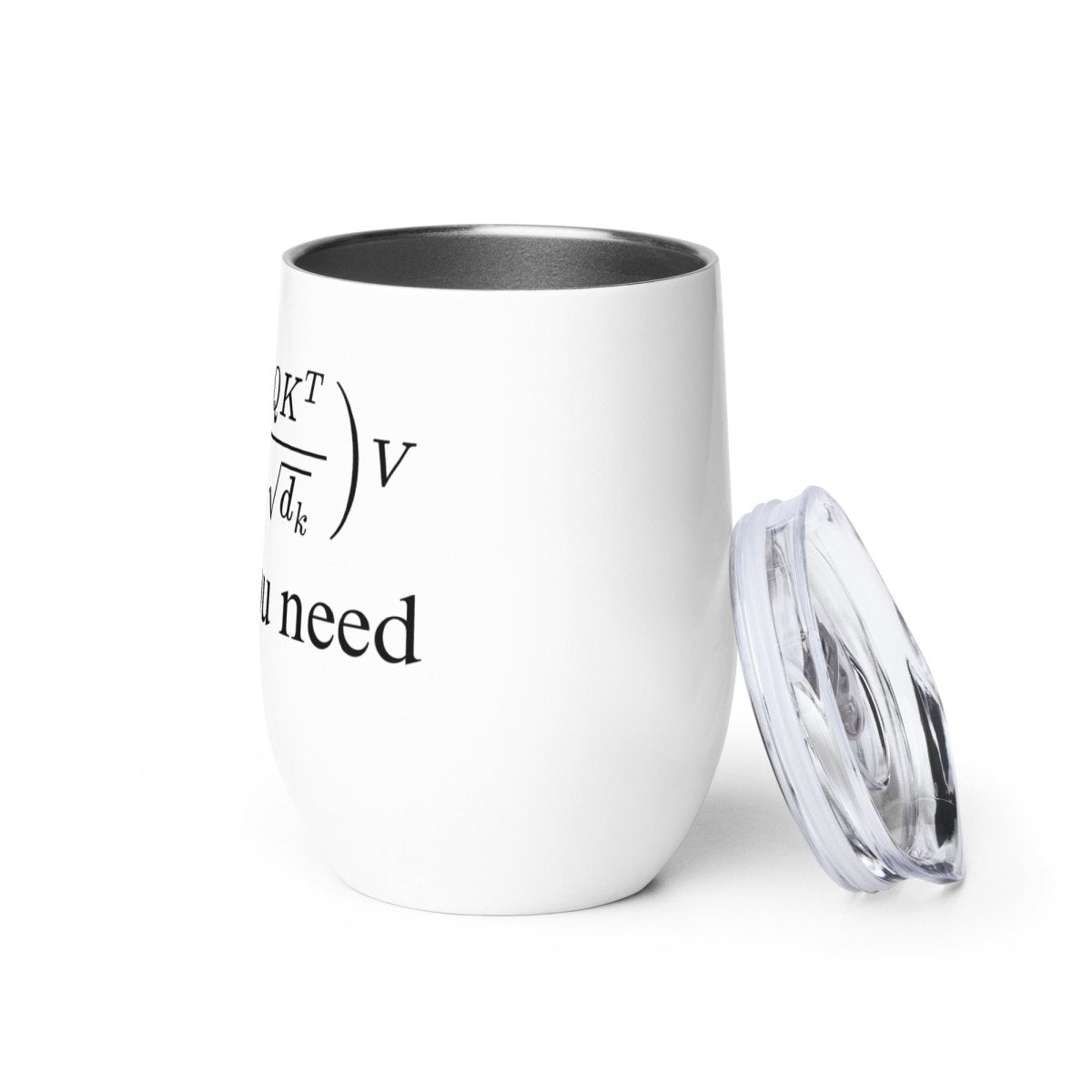 Attention is All You Need Wine Tumbler - AI Store