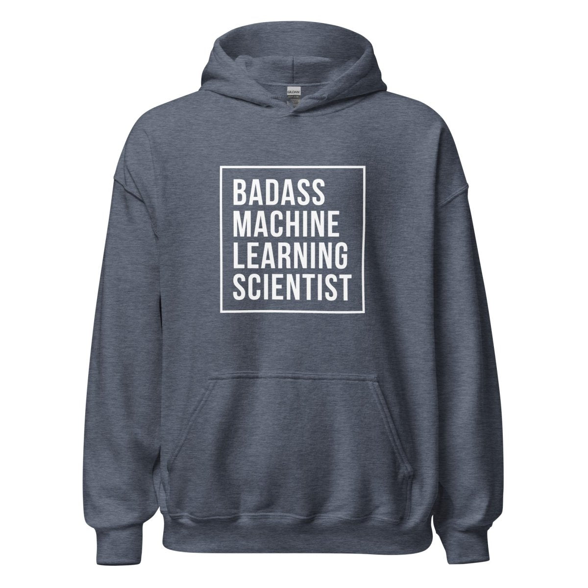Badass Machine Learning Scientist Hoodie (unisex) - Heather Sport Dark Navy - AI Store