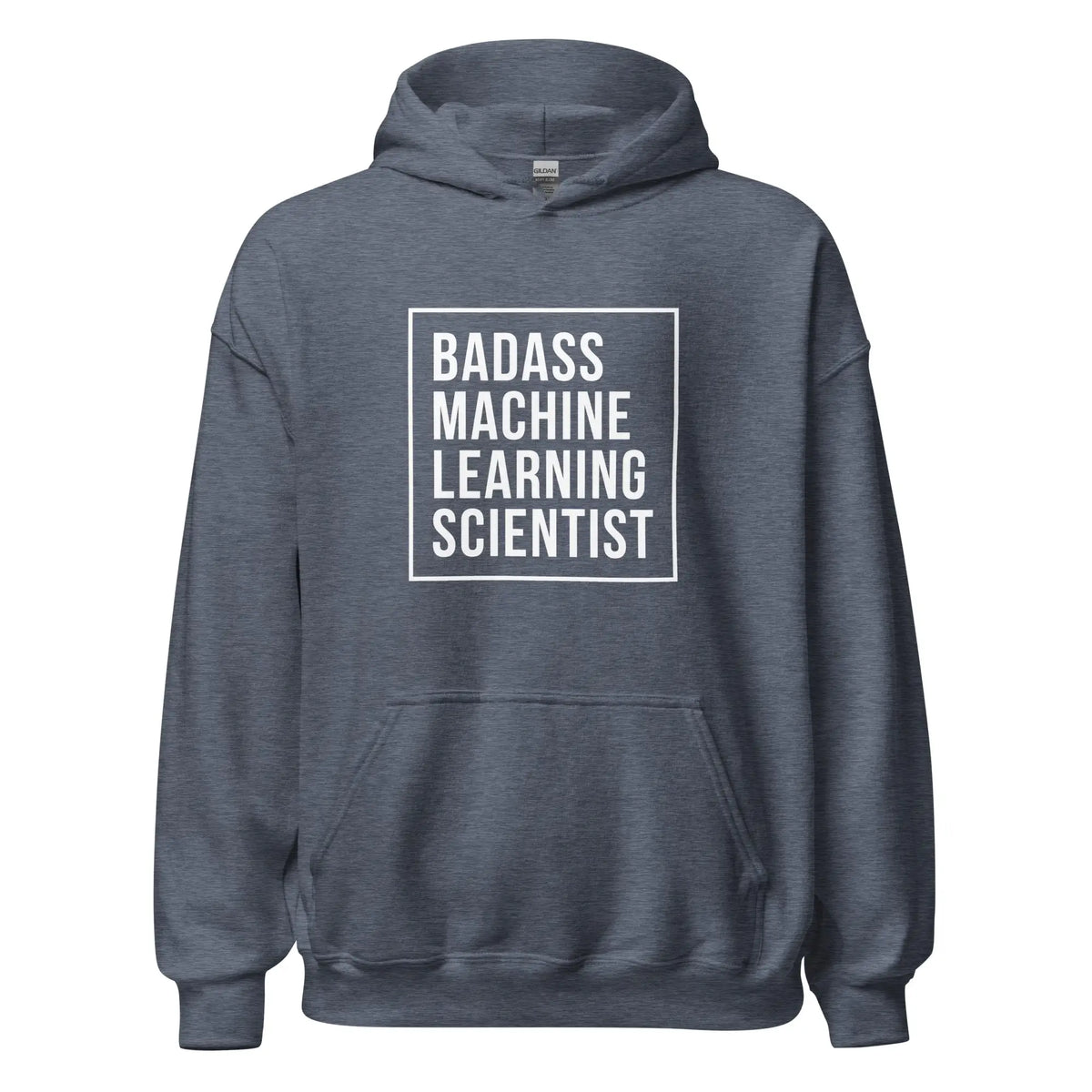 Badass Machine Learning Scientist Hoodie (unisex) - Heather Sport Dark Navy / M