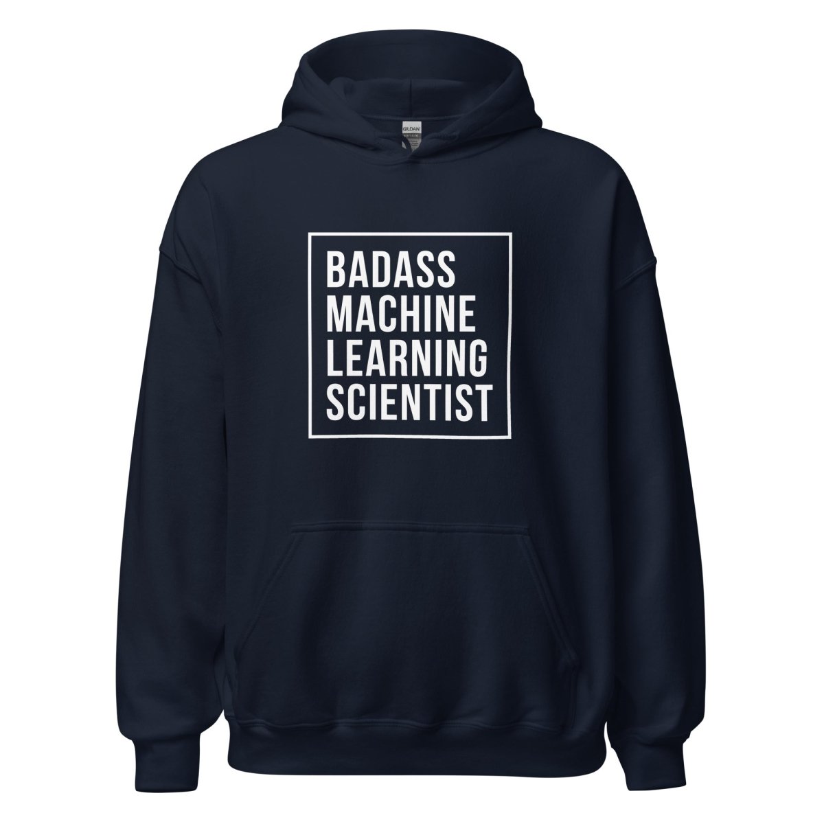 Badass Machine Learning Scientist Hoodie (unisex) - Navy - AI Store