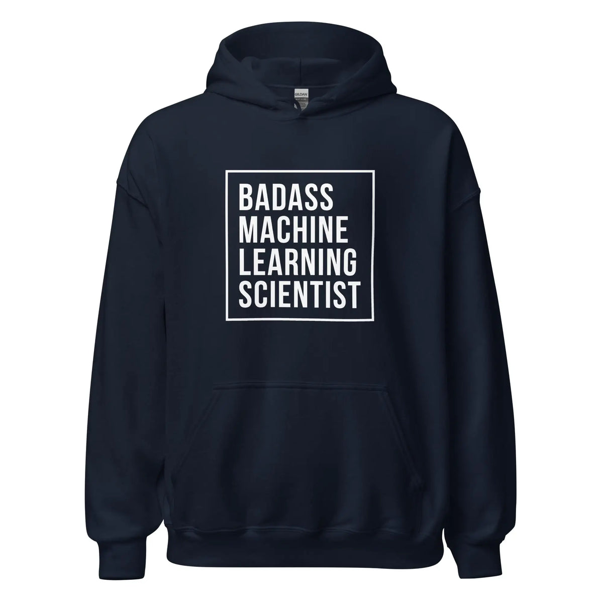 Badass Machine Learning Scientist Hoodie (unisex) - Navy / M