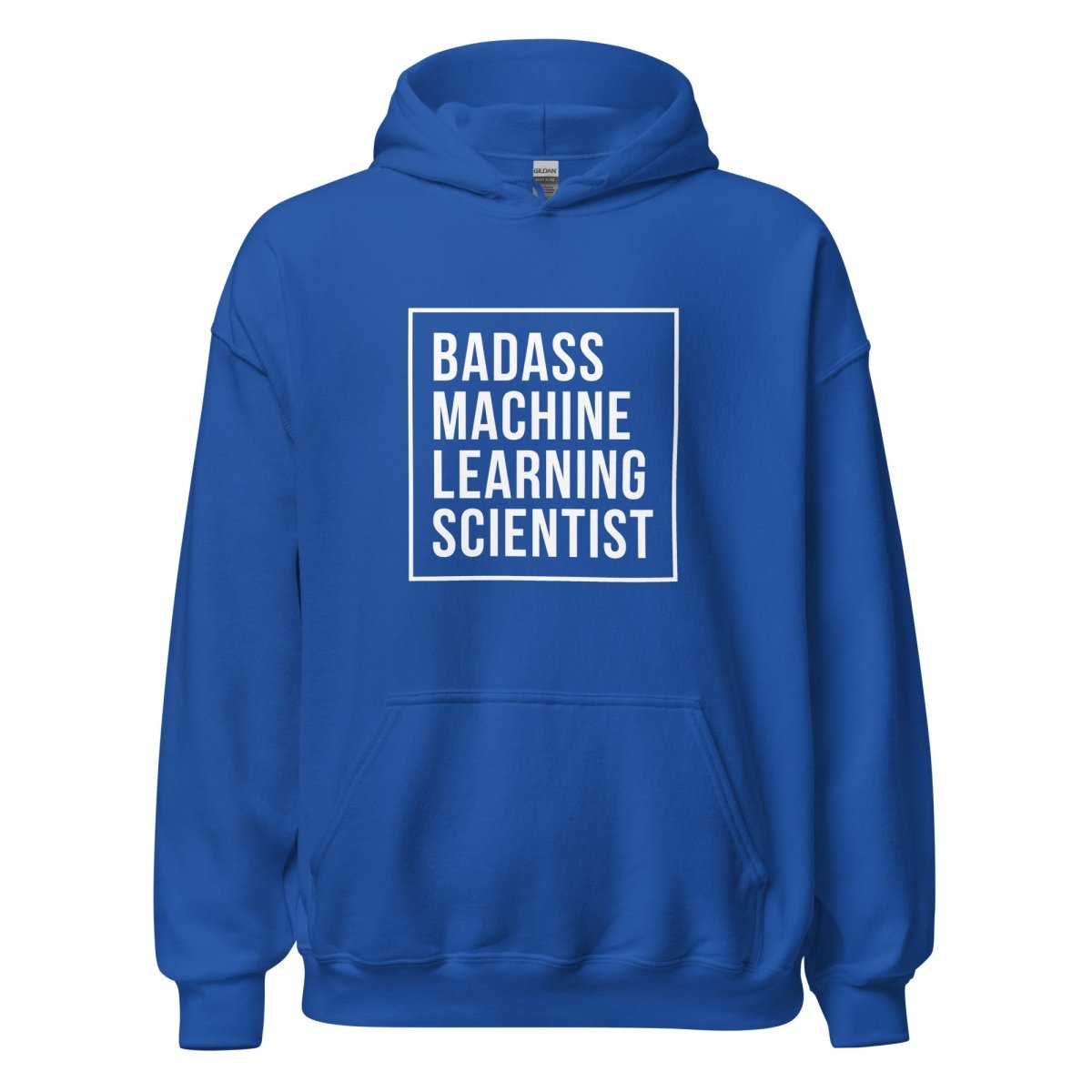 Badass Machine Learning Scientist Hoodie (unisex) - Royal - AI Store