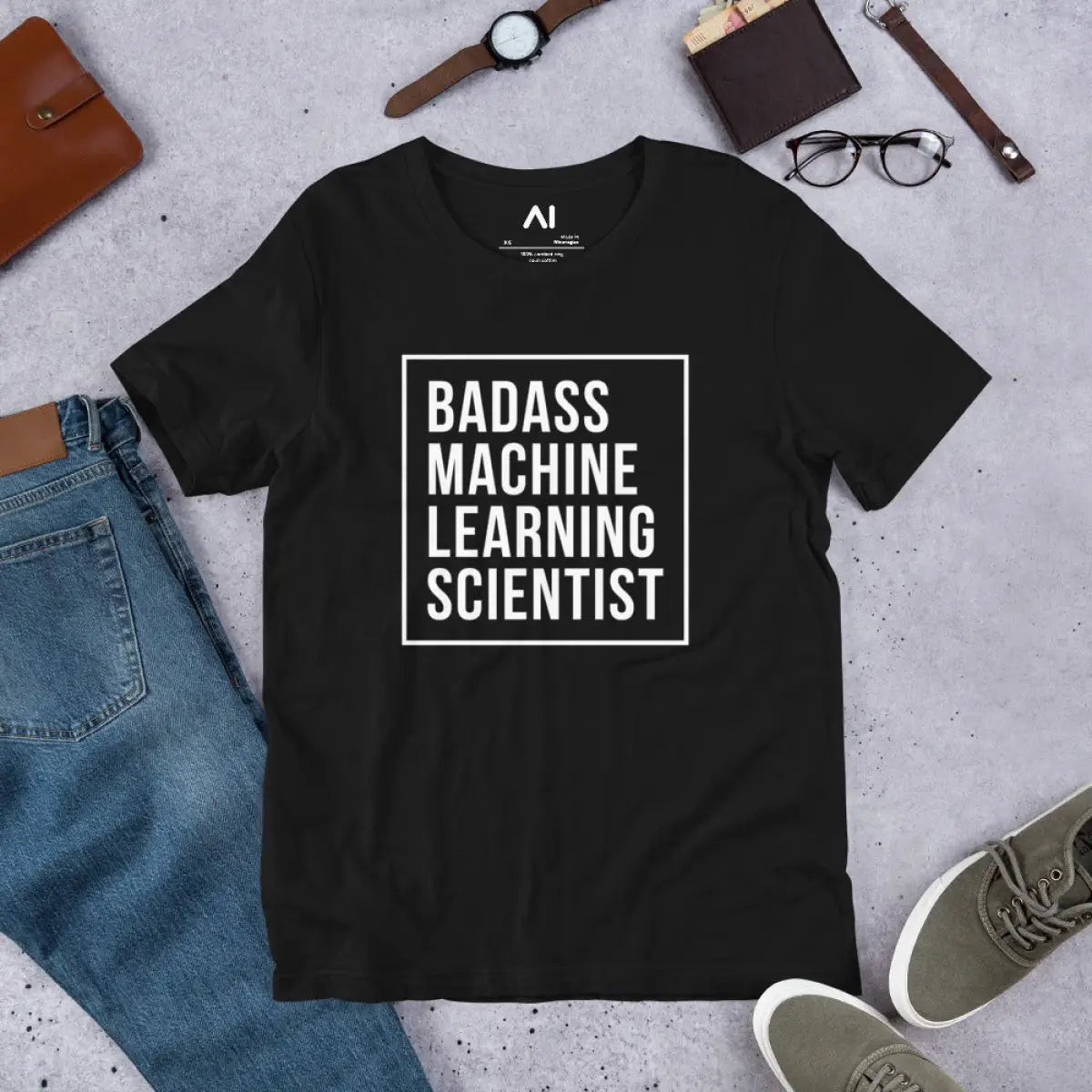 Badass Machine Learning Scientist T-Shirt (unisex)