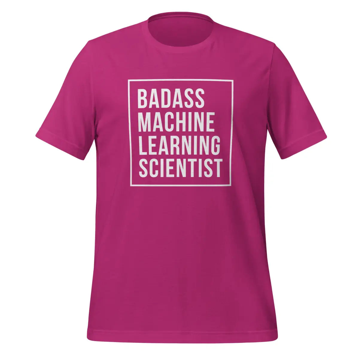 Badass Machine Learning Scientist T-Shirt (unisex) - Berry / M