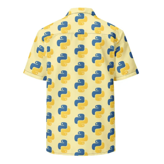 Banana Python Icon Button Shirt (unisex)