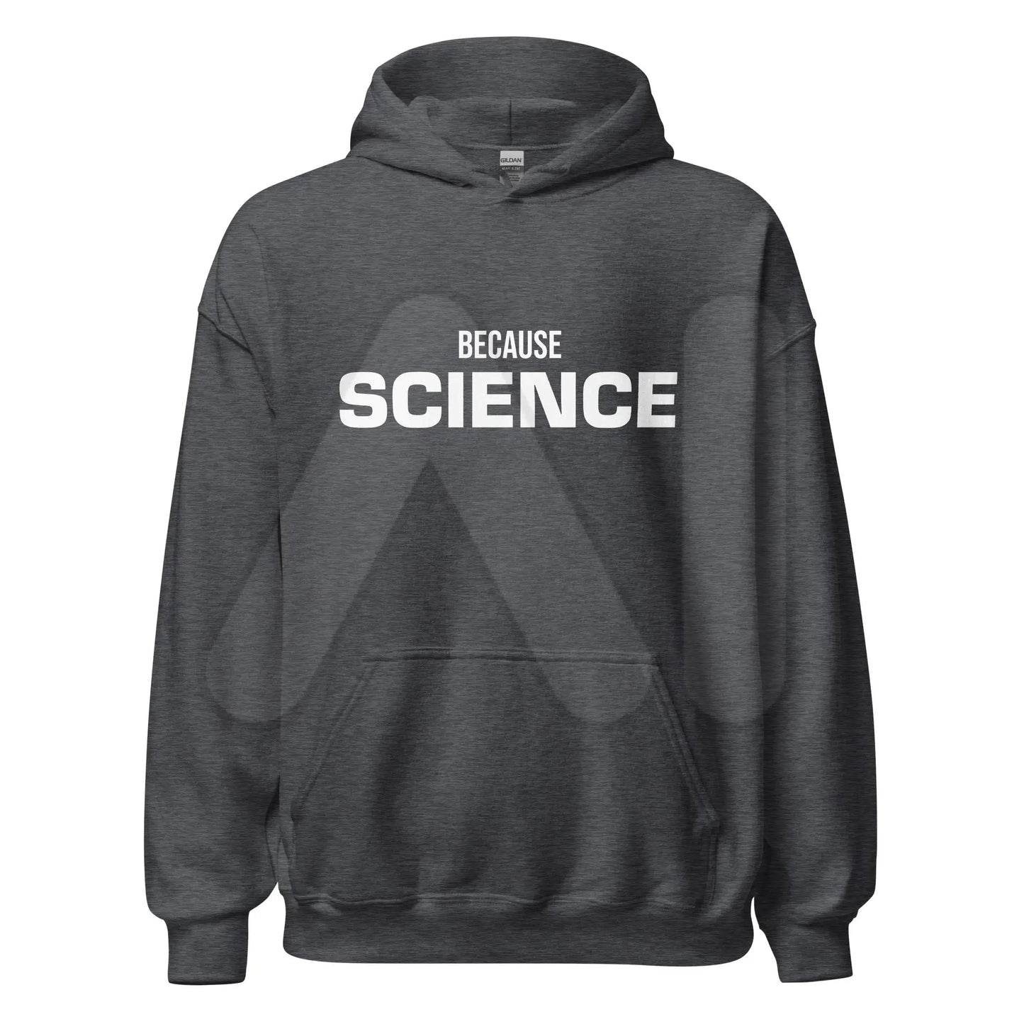 BECAUSE SCIENCE Hoodie (unisex) - Dark Heather / M