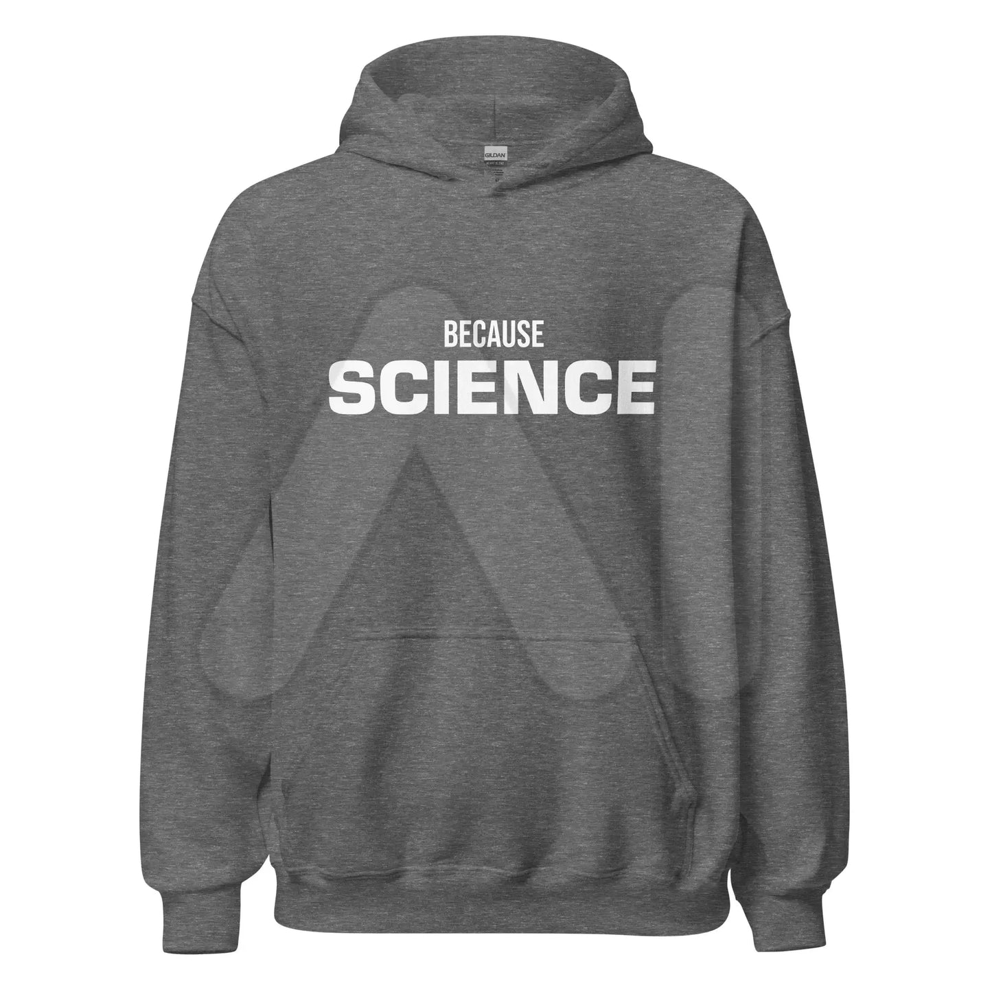 BECAUSE SCIENCE Hoodie (unisex) - Graphite Heather / M