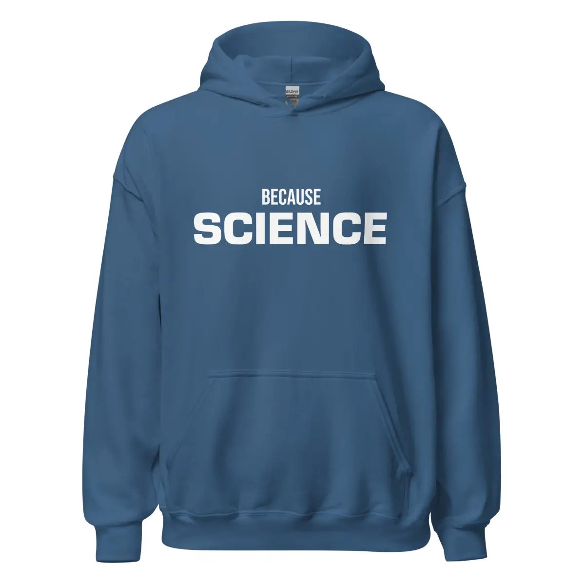 BECAUSE SCIENCE Hoodie (unisex) - Indigo Blue / M