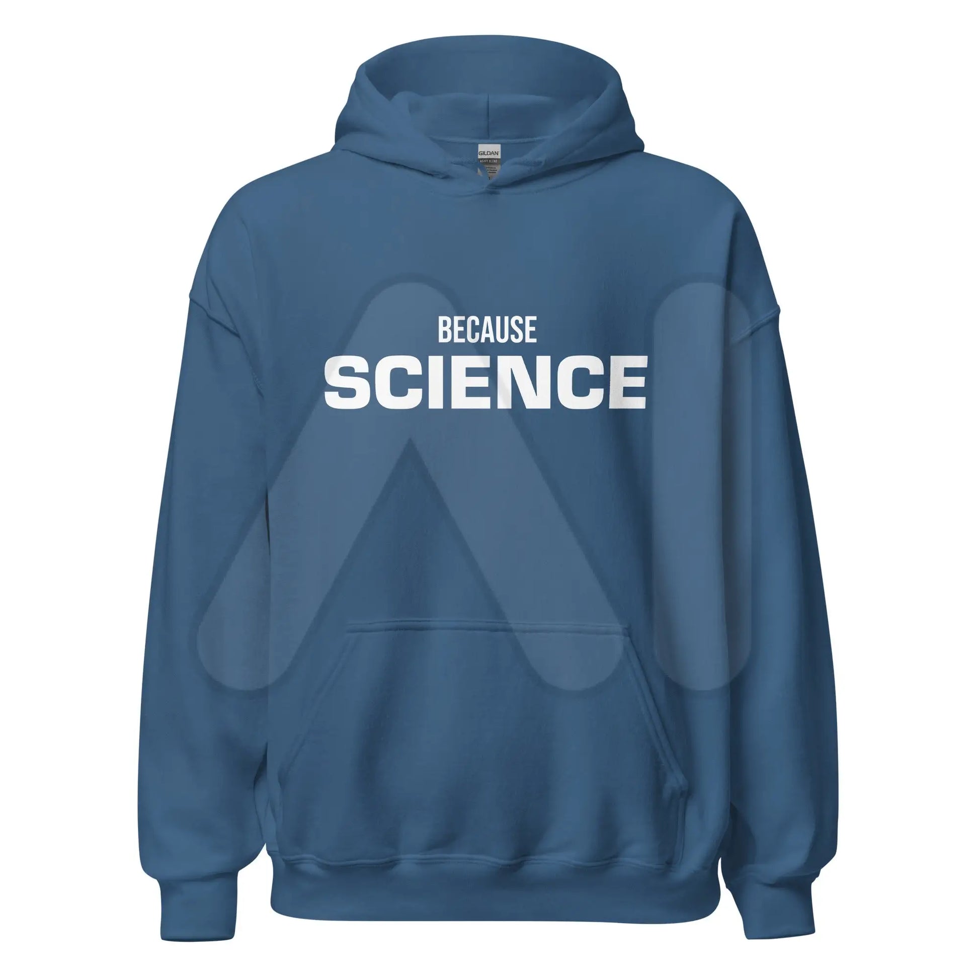 BECAUSE SCIENCE Hoodie (unisex) - Indigo Blue / M