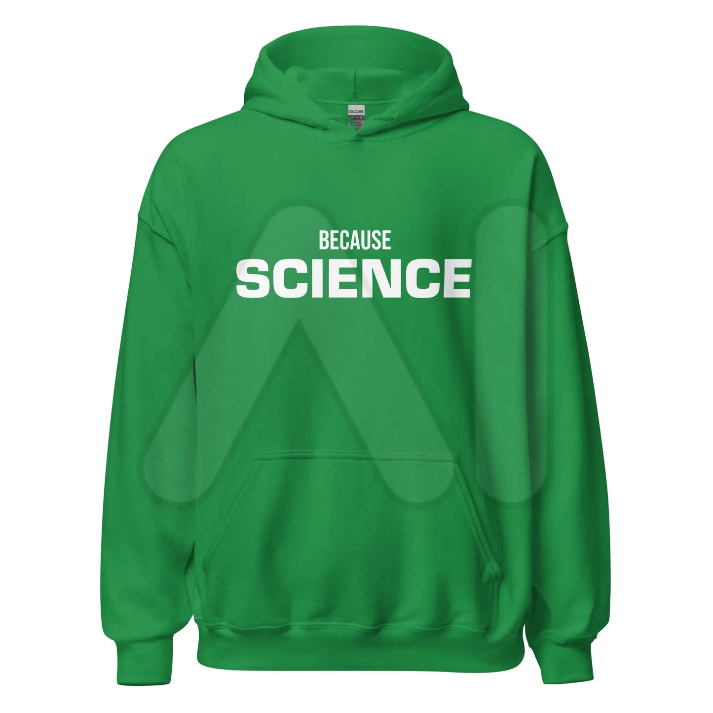 BECAUSE SCIENCE Hoodie (unisex) - Irish Green / M