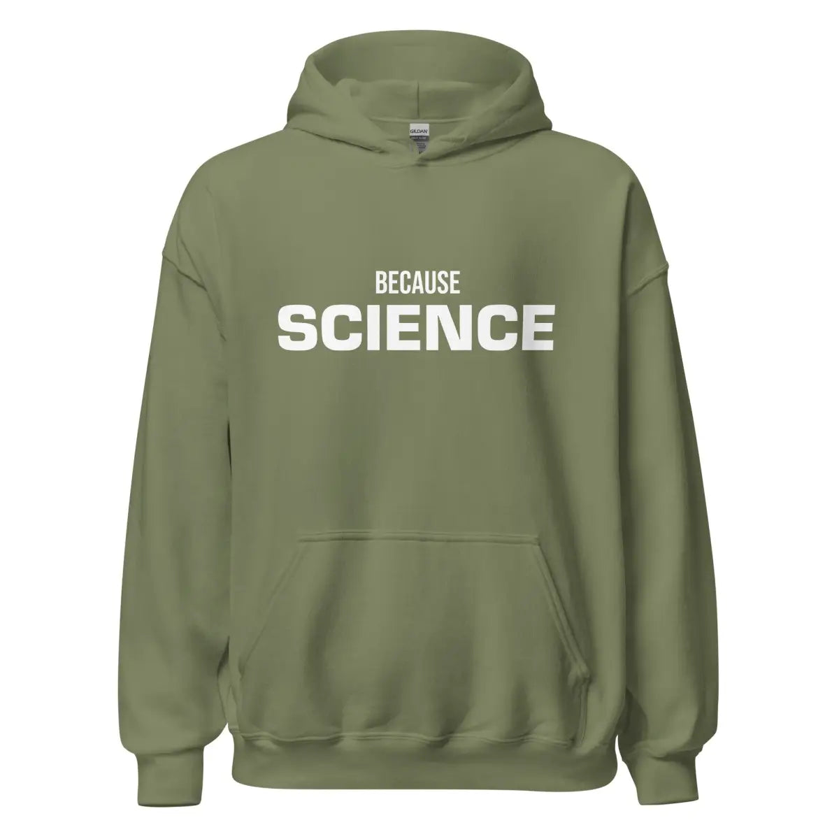 BECAUSE SCIENCE Hoodie (unisex) - Military Green / M