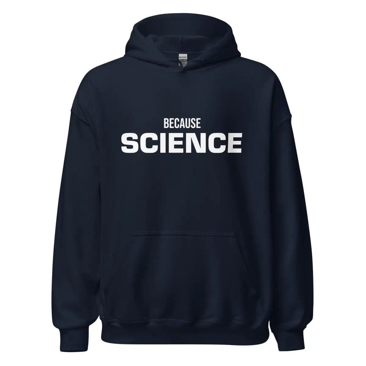 BECAUSE SCIENCE Hoodie (unisex) - Navy / M