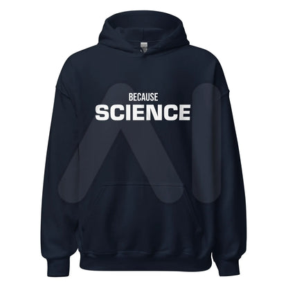 BECAUSE SCIENCE Hoodie (unisex) - Navy / M