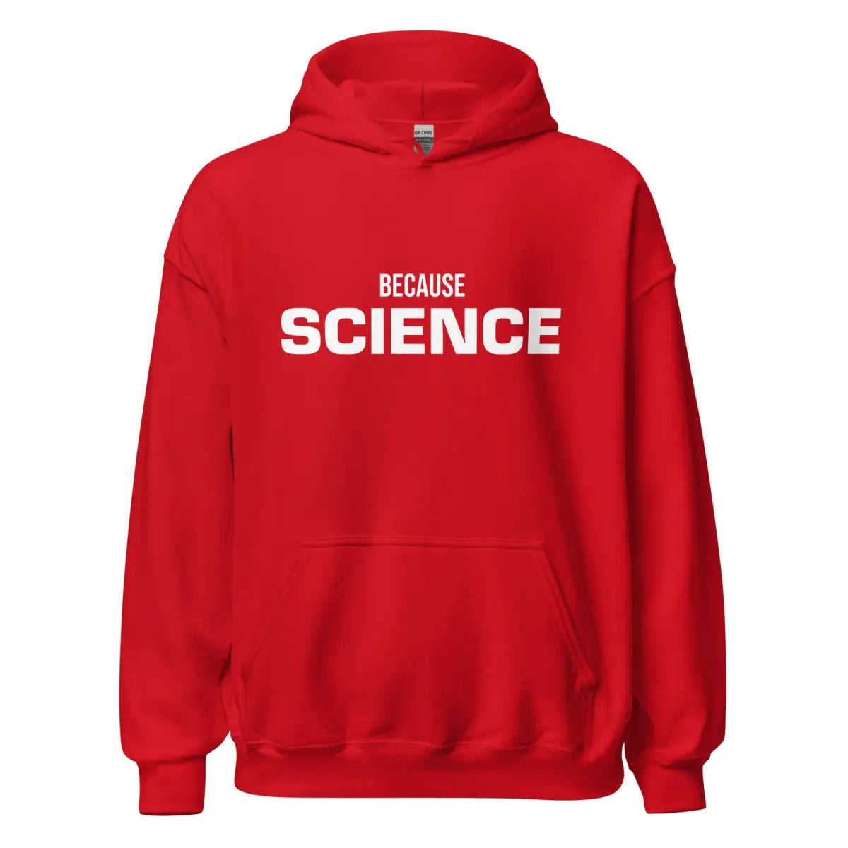 BECAUSE SCIENCE Hoodie (unisex) - Red / M