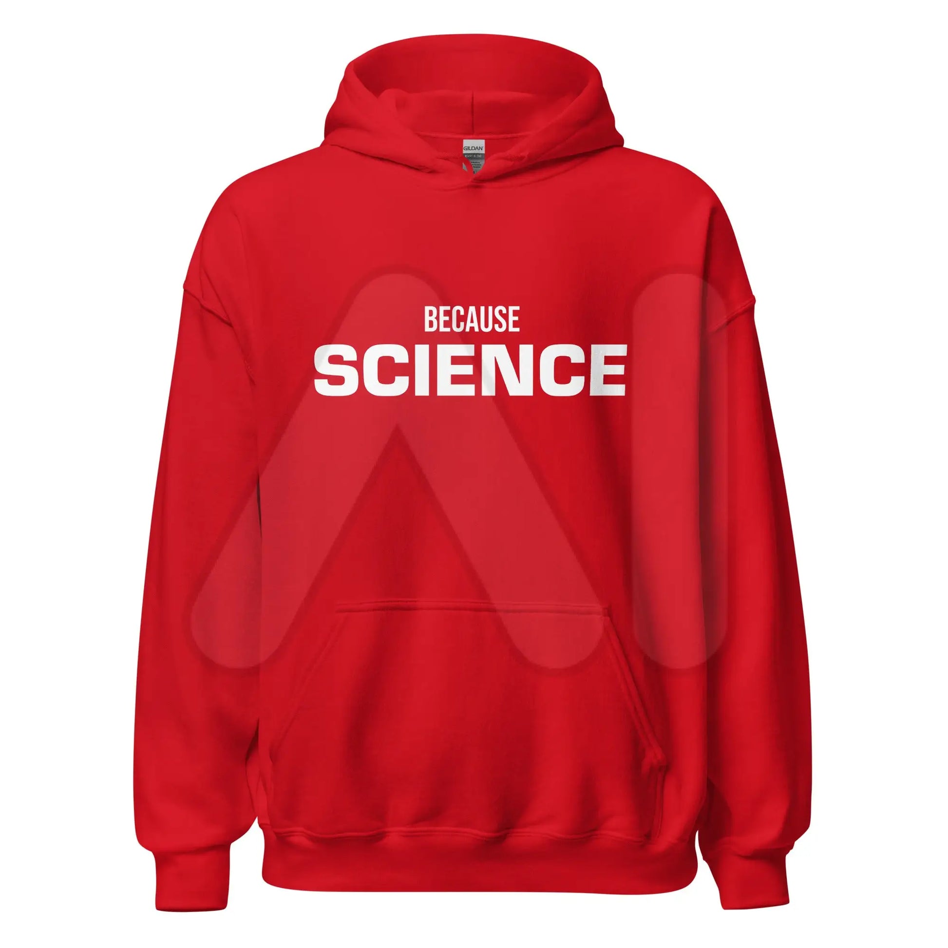 BECAUSE SCIENCE Hoodie (unisex) - Red / M