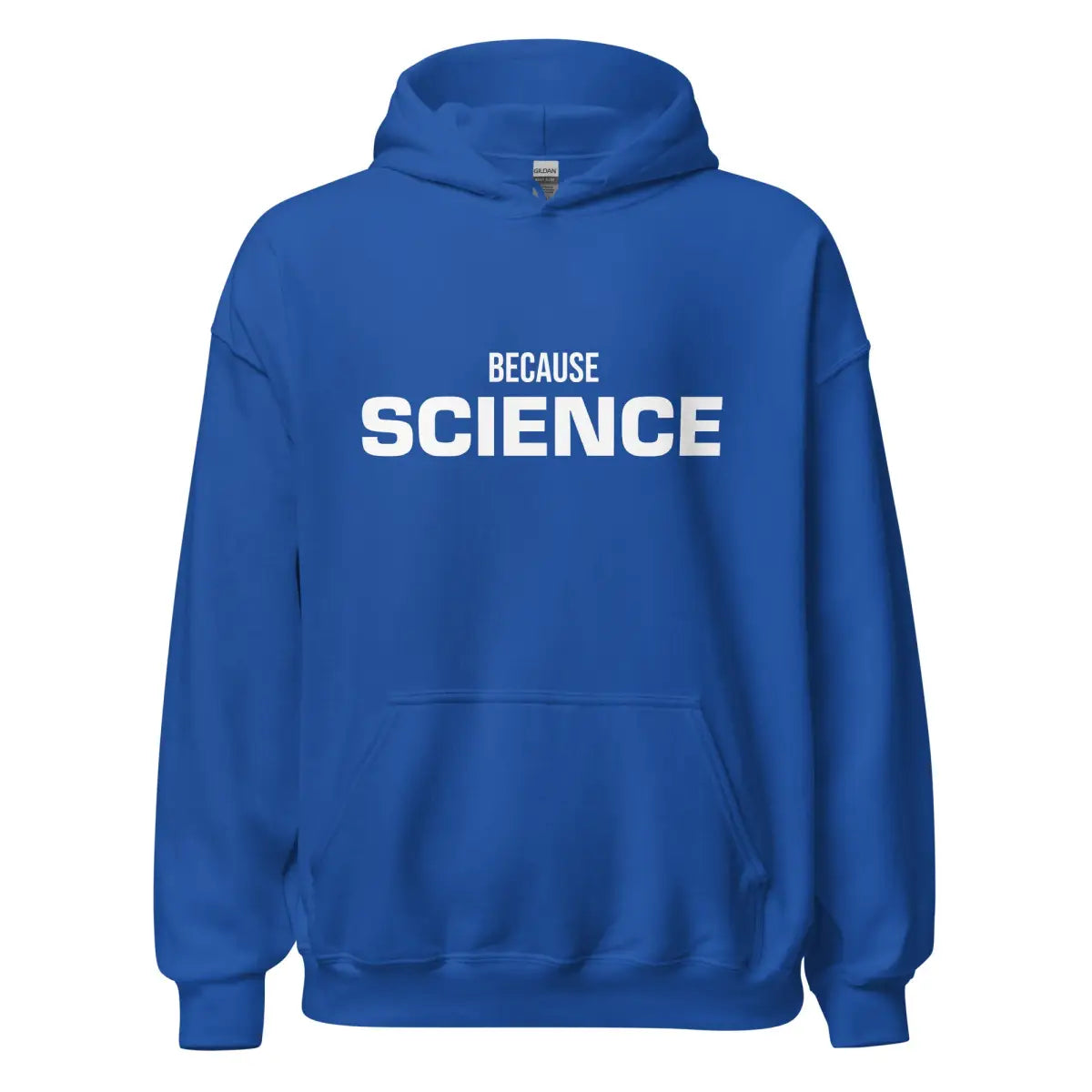 BECAUSE SCIENCE Hoodie (unisex) - Royal / M