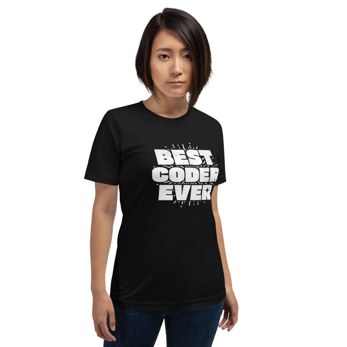 BEST CODER EVER T - Shirt (unisex) - Black - AI Store