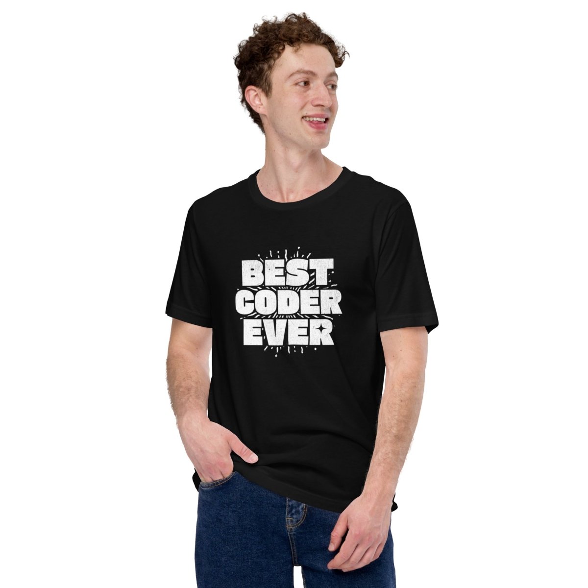 BEST CODER EVER T - Shirt (unisex) - Black - AI Store