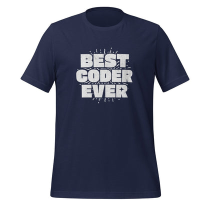 BEST CODER EVER T - Shirt (unisex) - Navy - AI Store