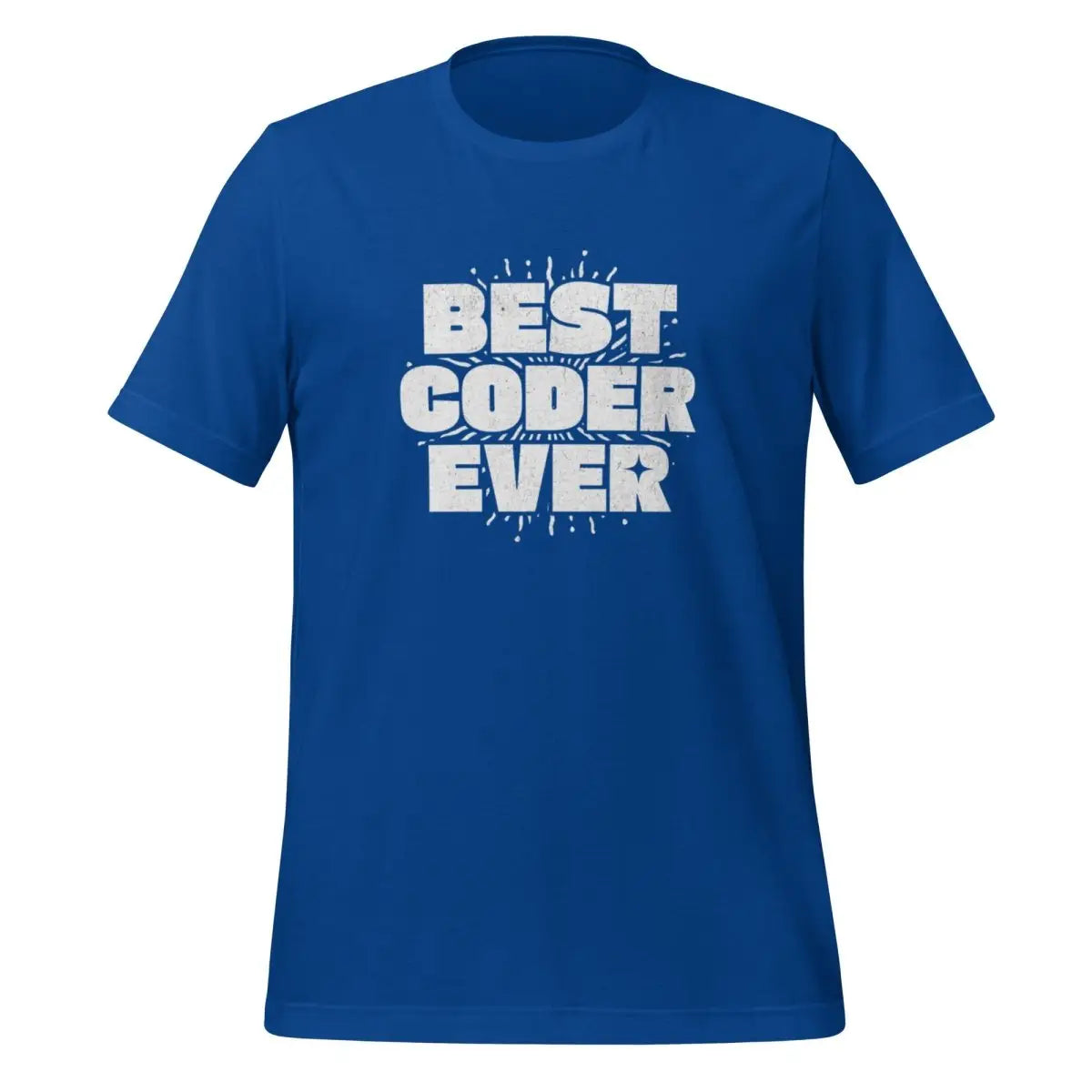 BEST CODER EVER T-Shirt (unisex) - True Royal / M