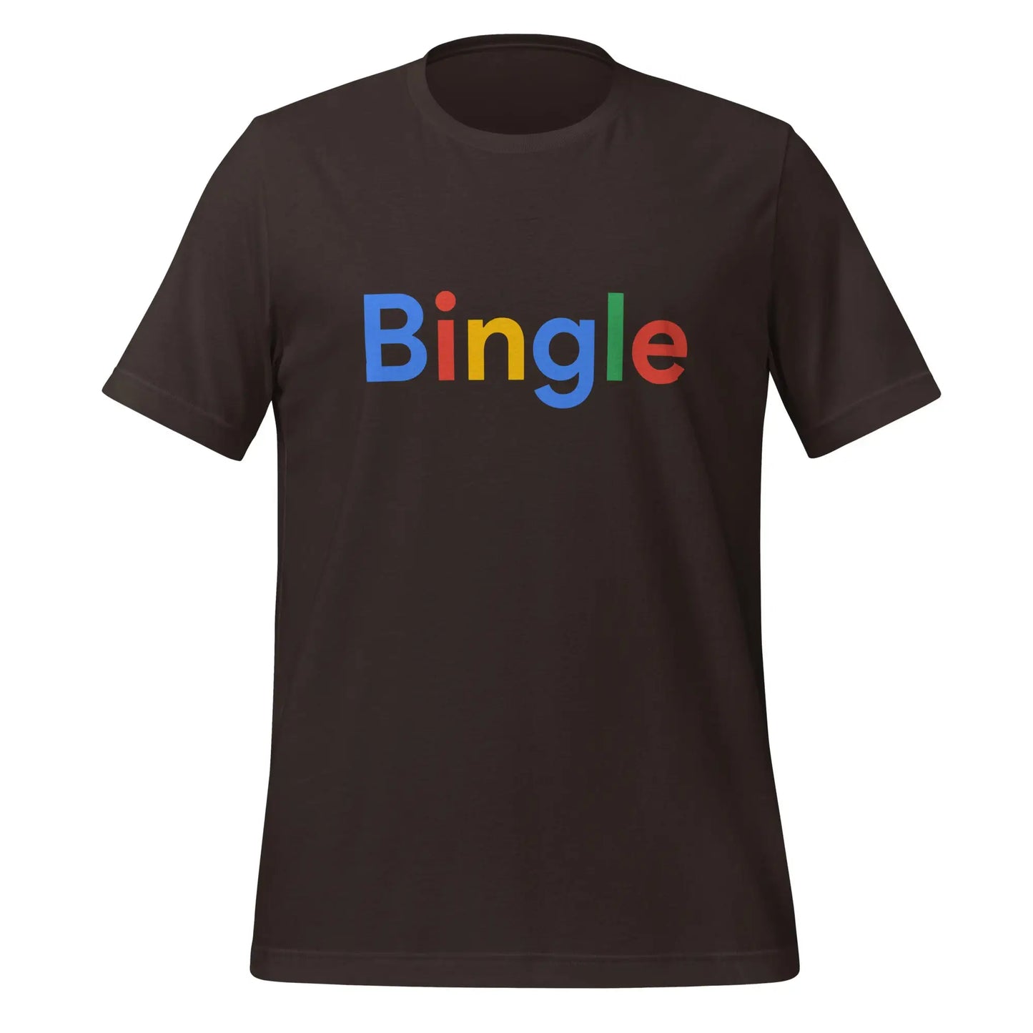 Bingle Search Logo T-Shirt (unisex) - Brown / M