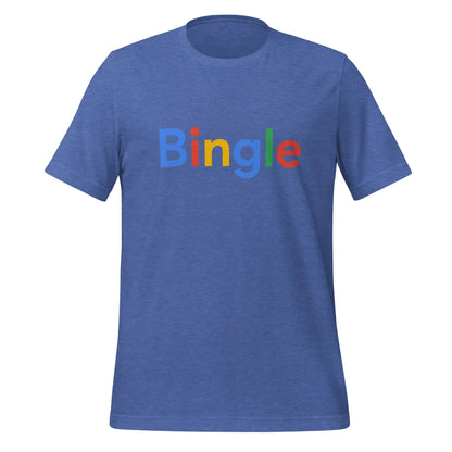 Bingle Search Logo T-Shirt (unisex) - Heather True Royal / M