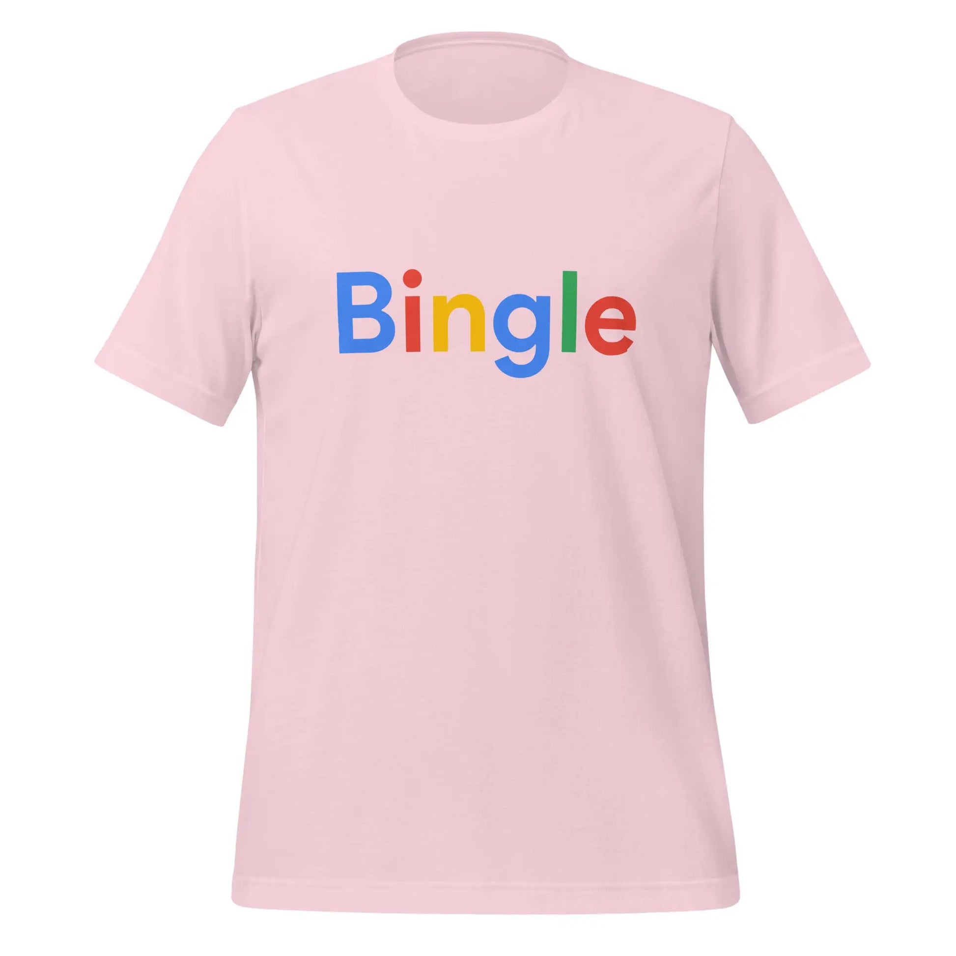 Bingle Search Logo T-Shirt (unisex) - Soft Pink / M