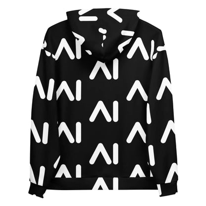 Black AI Logo Hoodie (unisex)