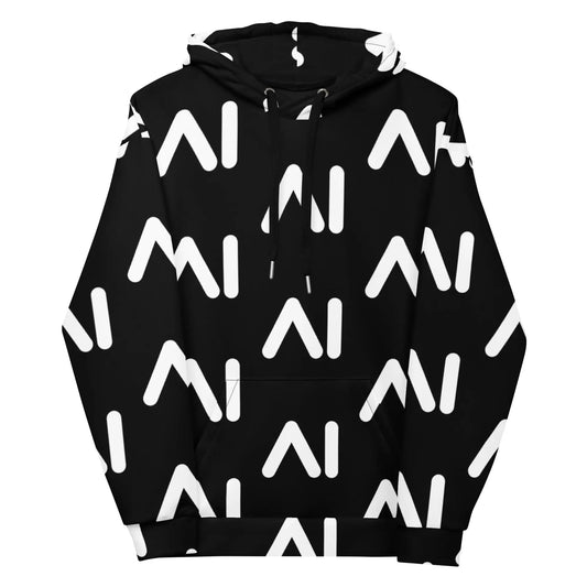 Black AI Logo Hoodie (unisex) - M