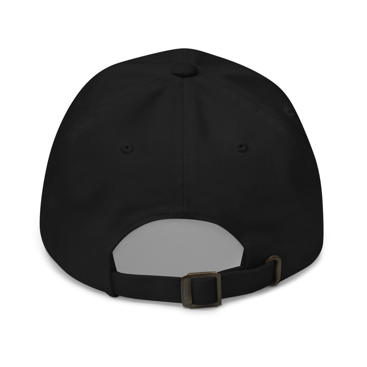 Black Hat Embroidered Cap - Black - AI Store