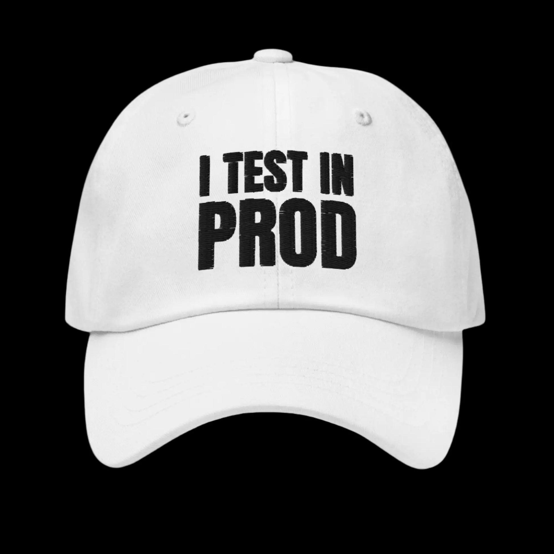 Black I Test in Prod Cap