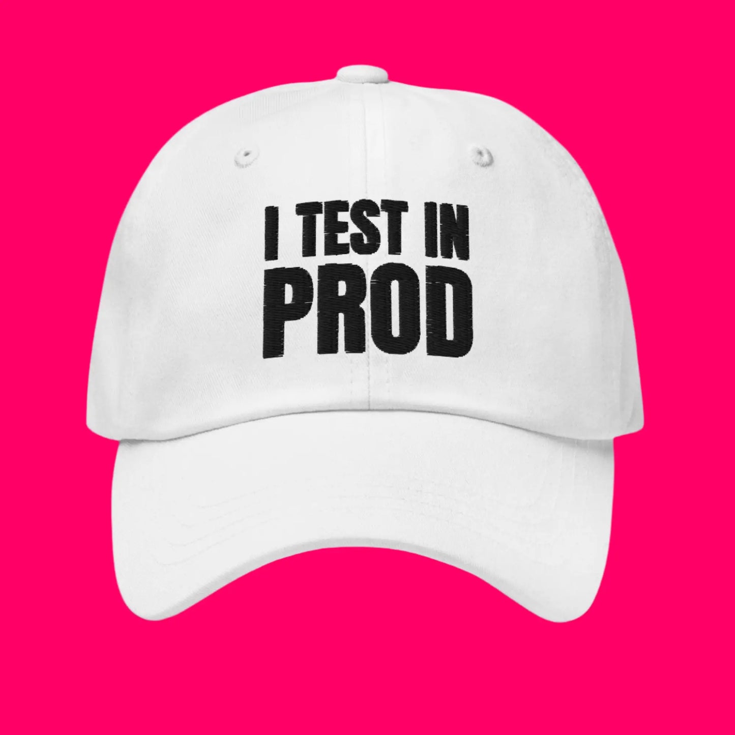 Black I Test in Prod Cap