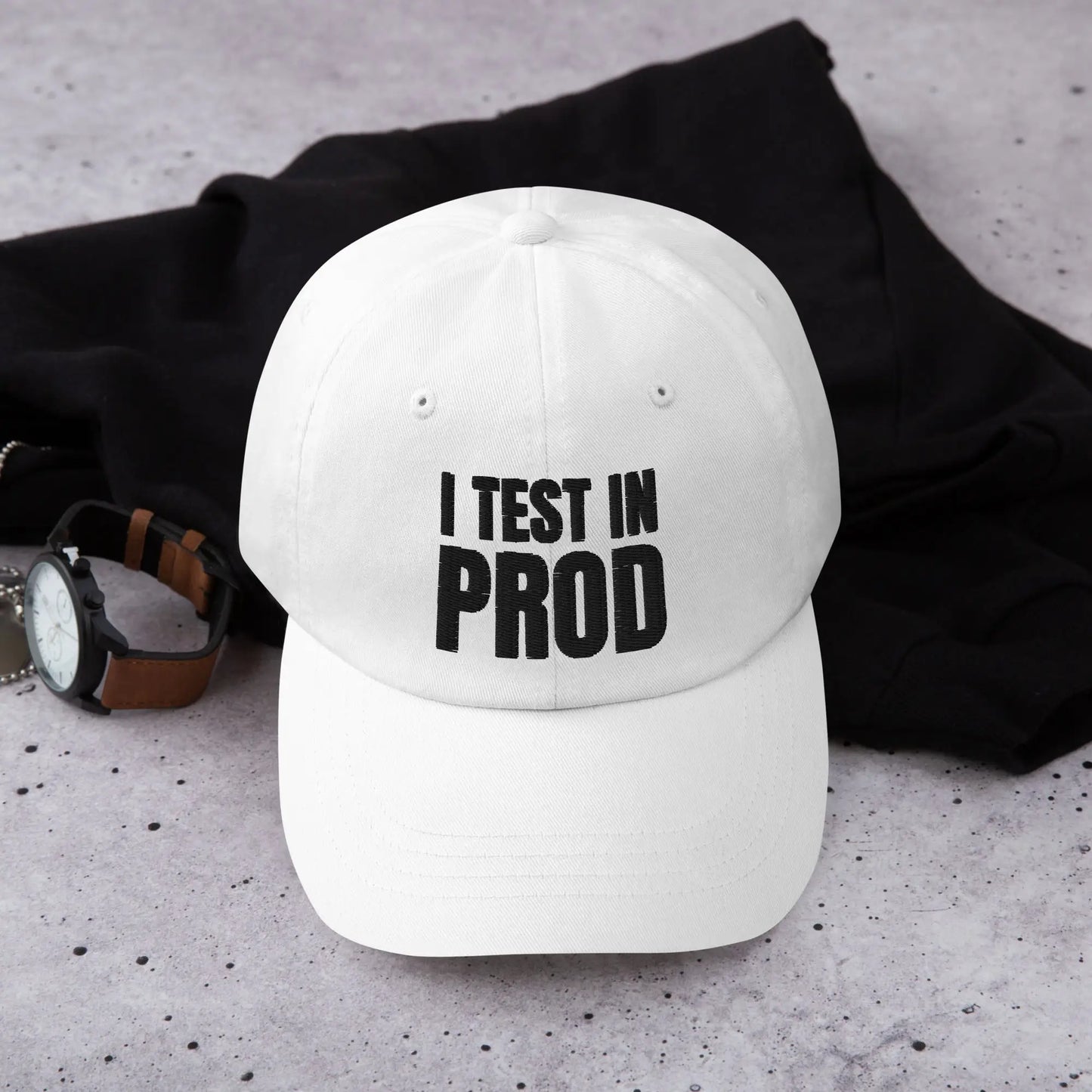 Black I Test in Prod Cap