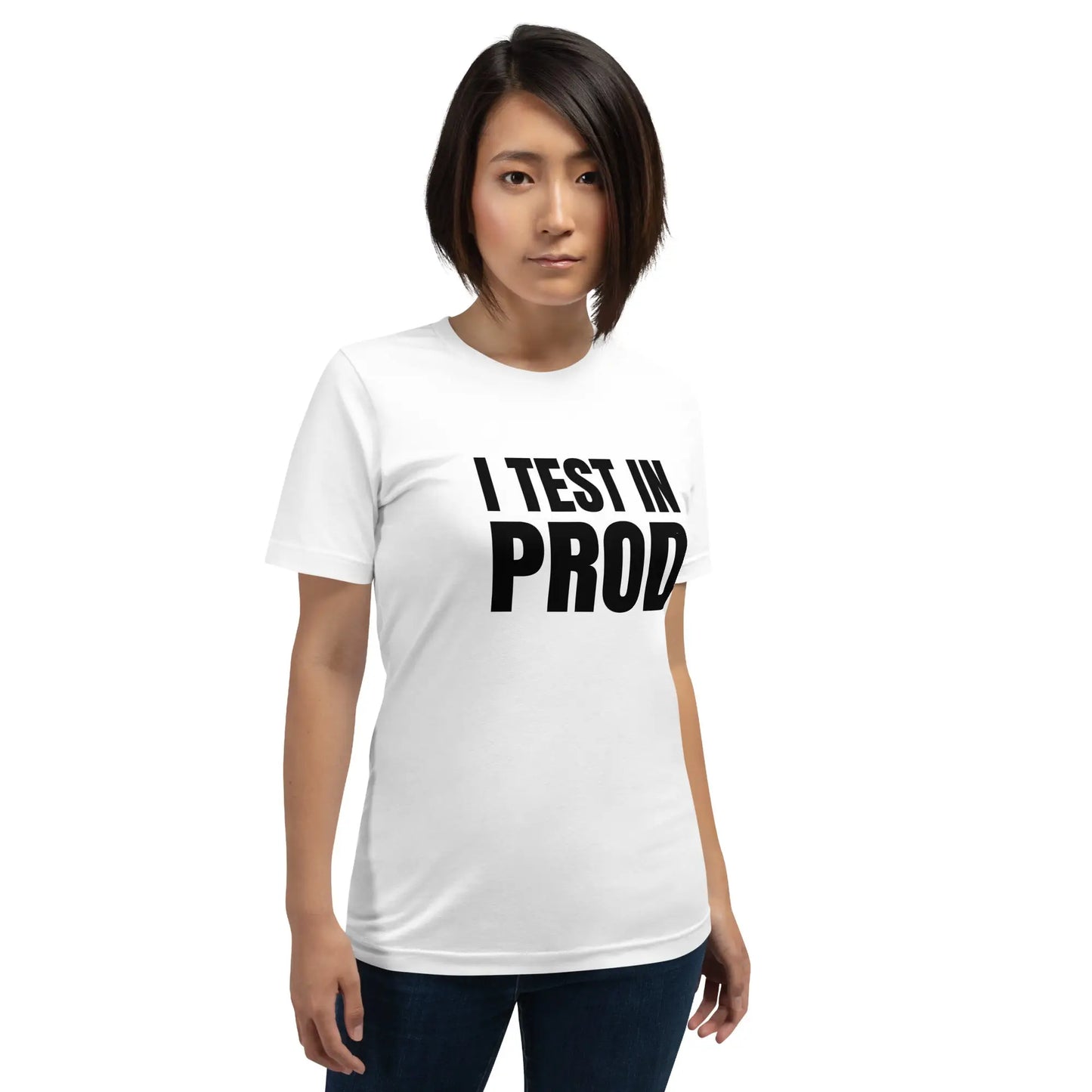 Black I Test in Prod T-Shirt (unisex)