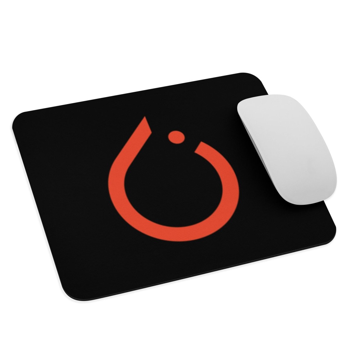 Black PyTorch Icon Mouse Pad - AI Store