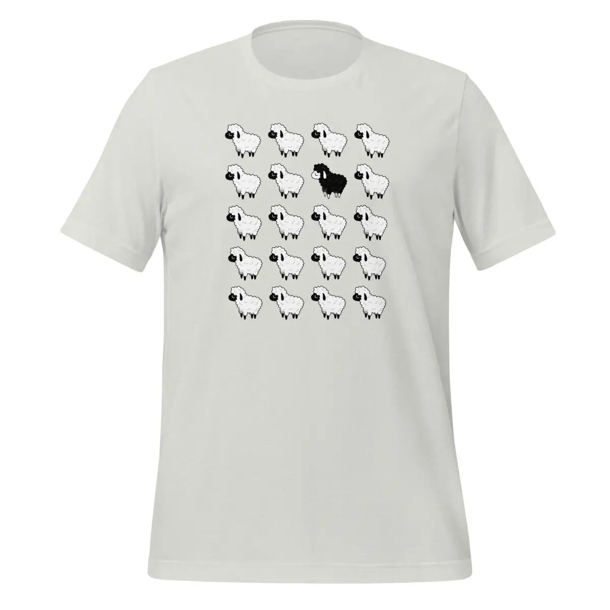 Black Sheep T-Shirt (unisex) - Silver / M