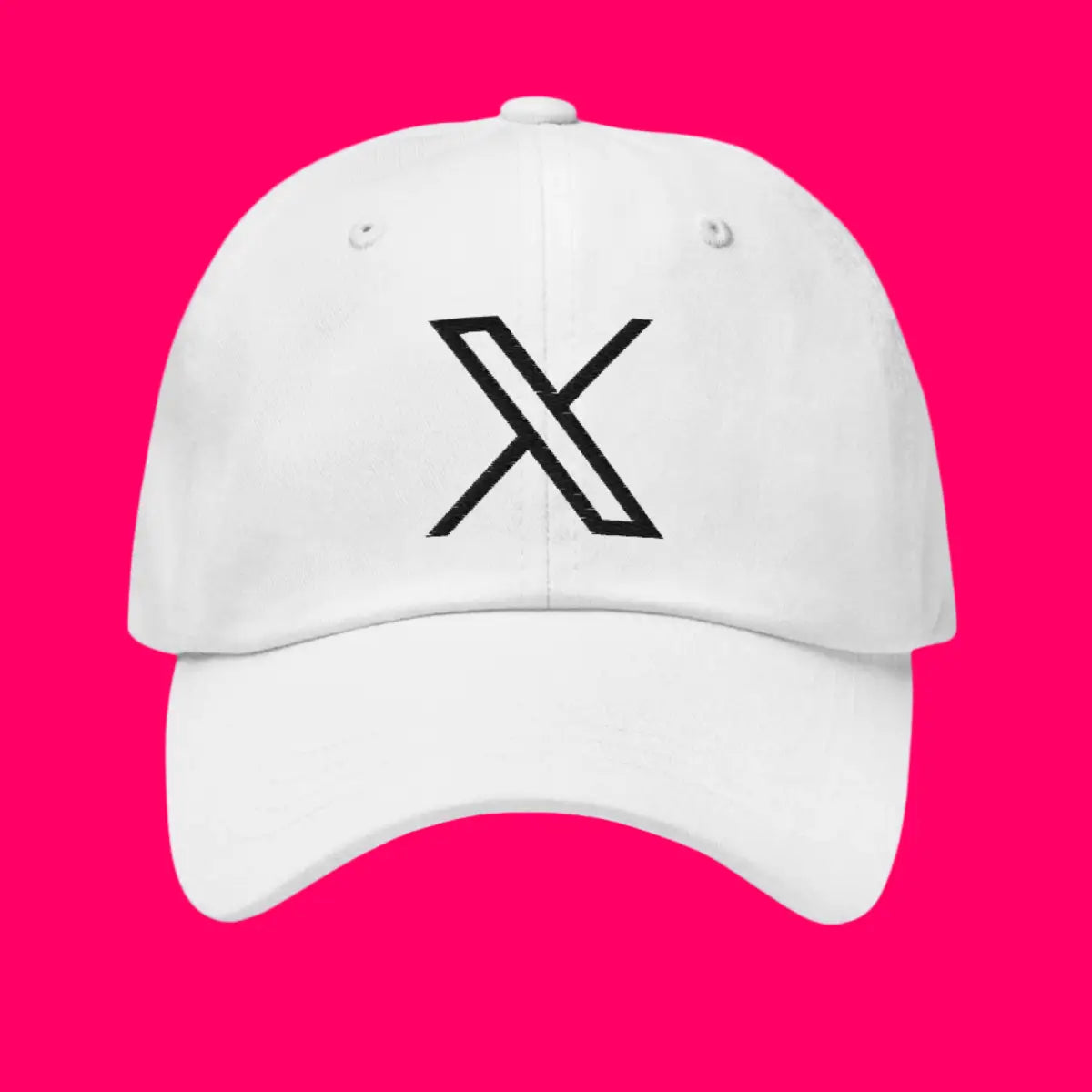 Black Twitter X Logo Cap