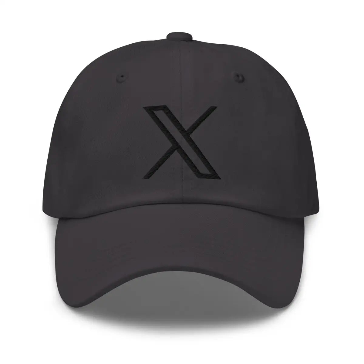 Black Twitter X Logo Cap - Dark Grey