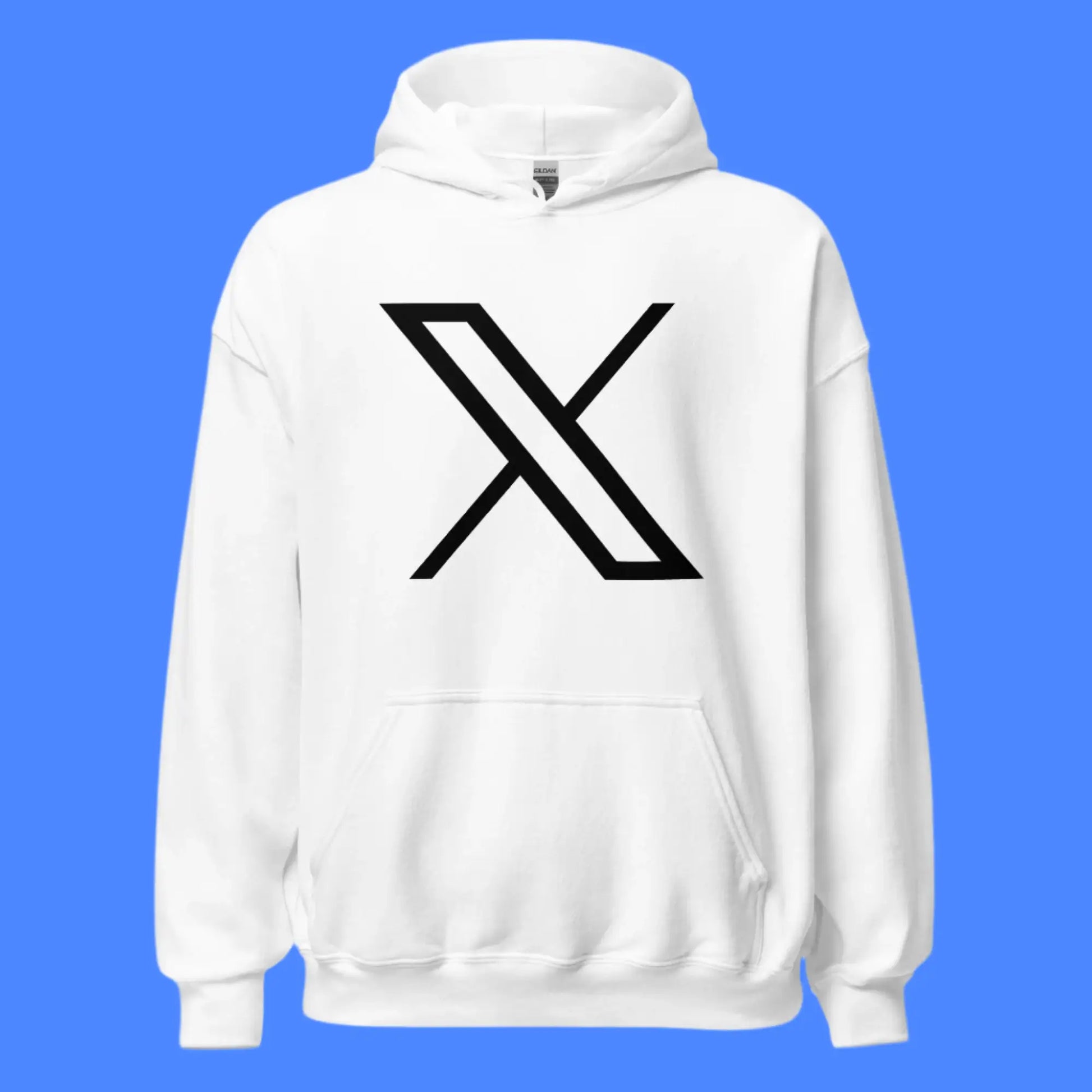 Black Twitter X Logo Hoodie (unisex)