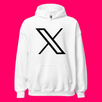 Black Twitter X Logo Hoodie (unisex)